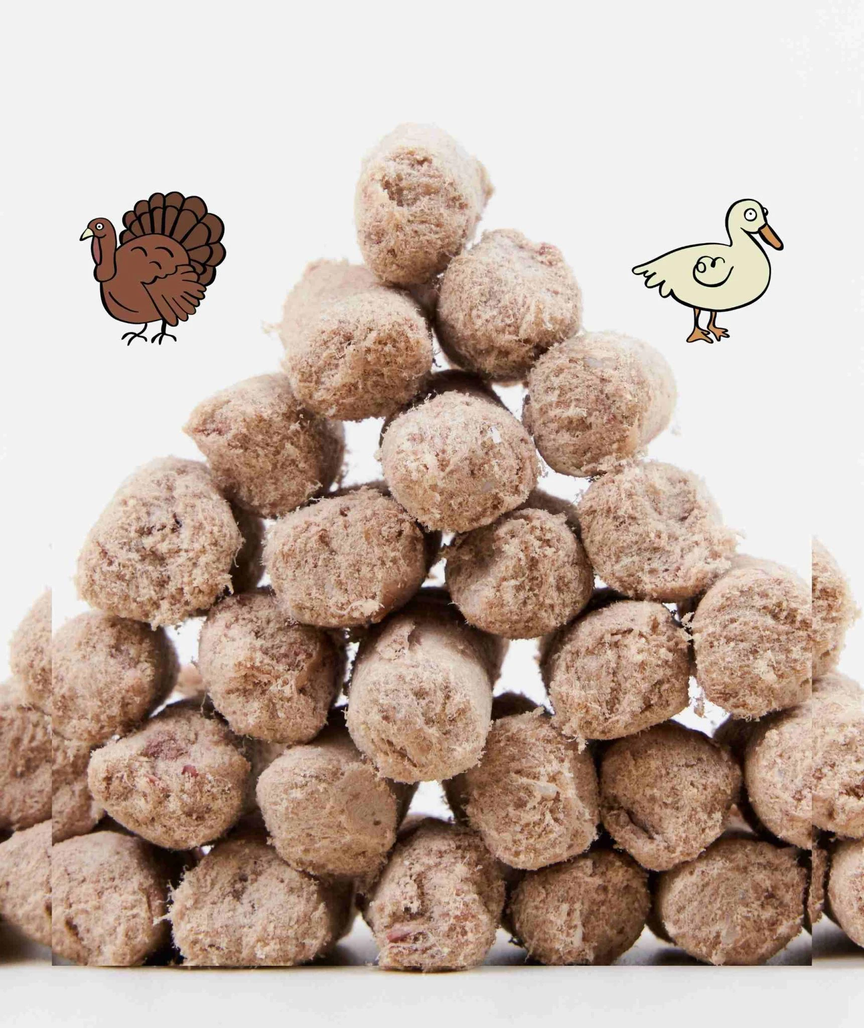 2-in-1 Allergy Care Turkey & Duck Freeze-Dried Chunks